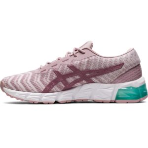 asics women's gel-quantum 180 5 running shoes, 9, watershed rose/purple oxide