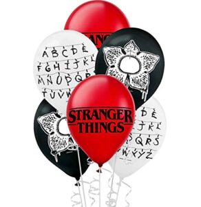 amscan stranger things printed latex balloons