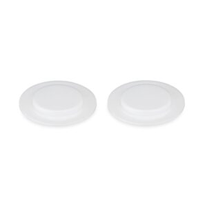 natursutten replacement baby bottle sealing caps 2-pack - spare seal discs parts for natursutten anti-colic baby bottles - replace compatible glass bottle seals