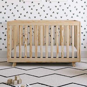 Storkcraft Beckett 3-in-1 Convertible Crib (Natural) – Converts from Baby Crib to Toddler Bed and Daybed, Fits Standard Full-Size Crib Mattress, Adjustable Mattress Support Base