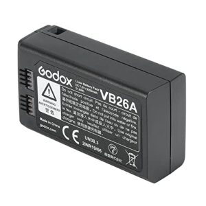 godox v1 battery vb26a vb26b vb26 battery replacement for v1s v1c v1n v1f v1o v1p v860iii-s v860iii-c v860iii-n v860iii-f v860iii-o v850iii ad100pro camera flash speedlite