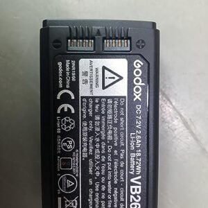 GODOX V1 Battery VB26A VB26B VB26 Battery Replacement for V1S V1C V1N V1F V1O V1P V860III-S V860III-C V860III-N V860III-F V860III-O V850III AD100PRO Camera Flash Speedlite