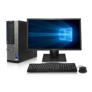 dell optiplex 9020 desktop computer - intel core i5 3.5ghz, 16gb ddr3, new 1tb ssd, windows 10 pro 64-bit, wifi + new 24-inch lcd monitor (renewed)