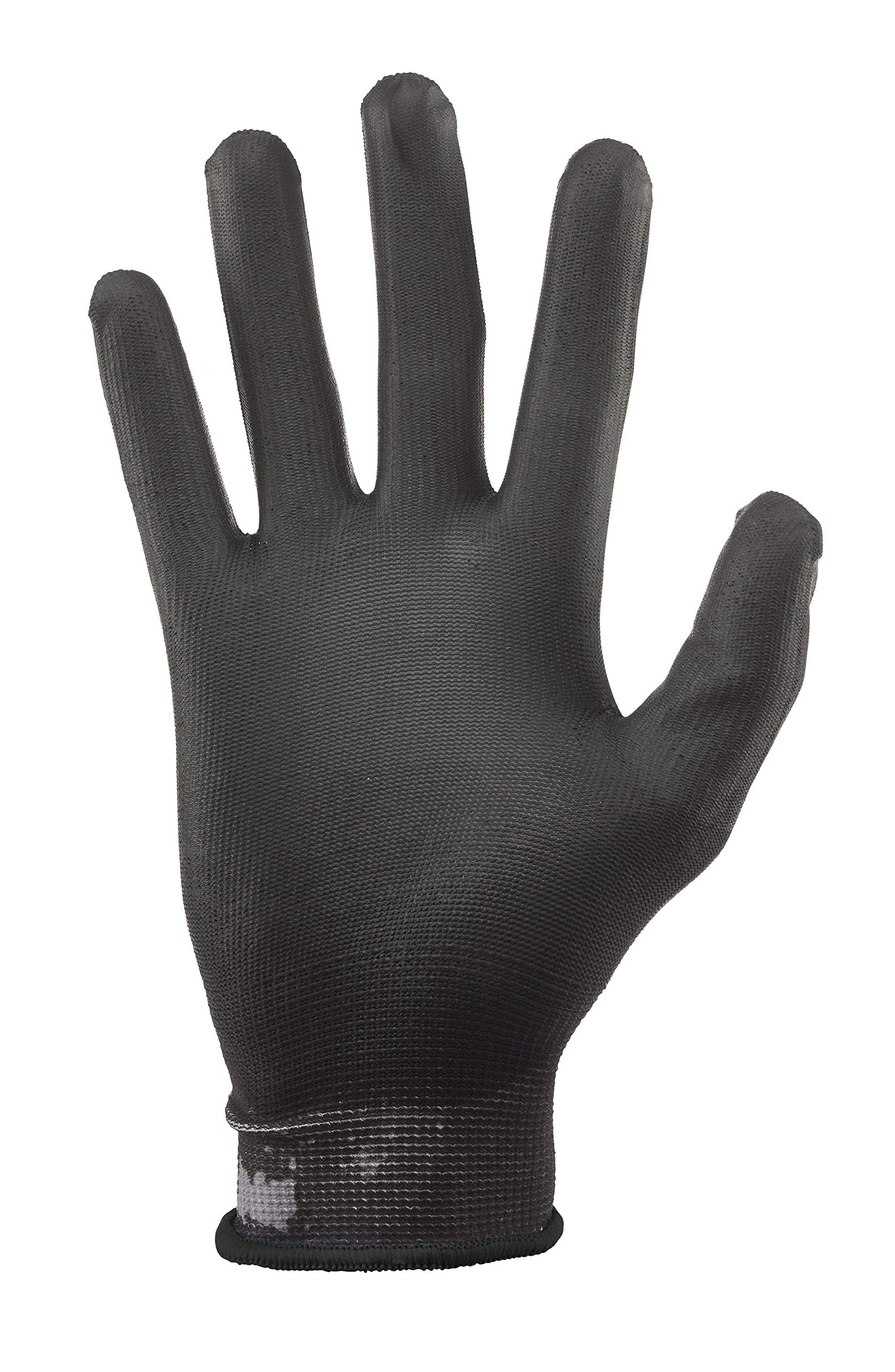 Gorilla Grip Work Gloves with Grip, All Purpose Gloves for Fishing, Outdoor Work, and Automotive Work | Color: Veil Tac Black | Size: Large