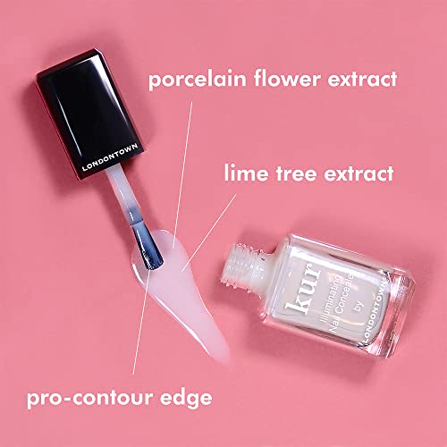 LONDONTOWN Illuminating Nail Concealer, Vegan, Cruelty Free, Gluten Free, Paraben Free, 0.4 fl oz/12 ml