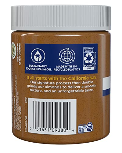 MaraNatha Creamy Almond Butter No Sugar Added, Unsalted, 12 oz Jar