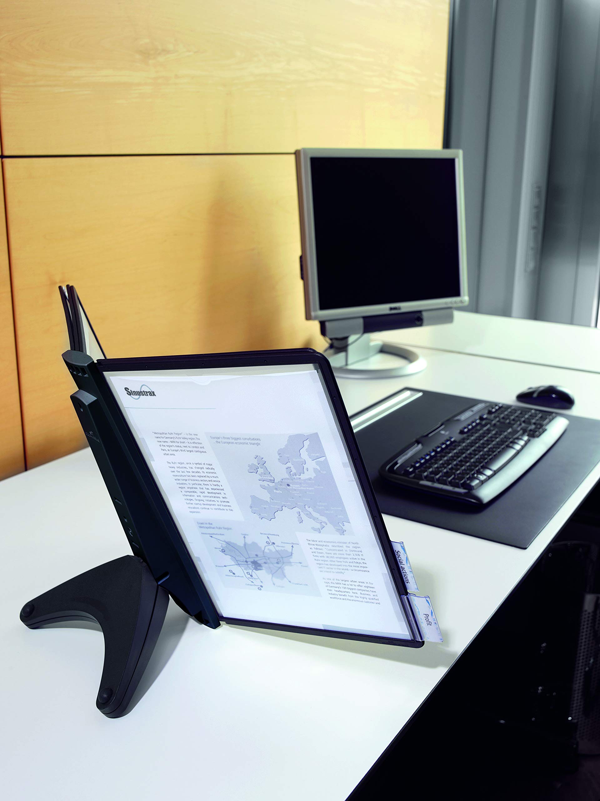 Durable SOHO Space Saving Reference Stand Desktop