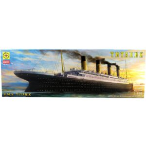 aevvv rms titanic british passenger liner - plastic ship model kits scale 1:700 - assembly instructions in russian language