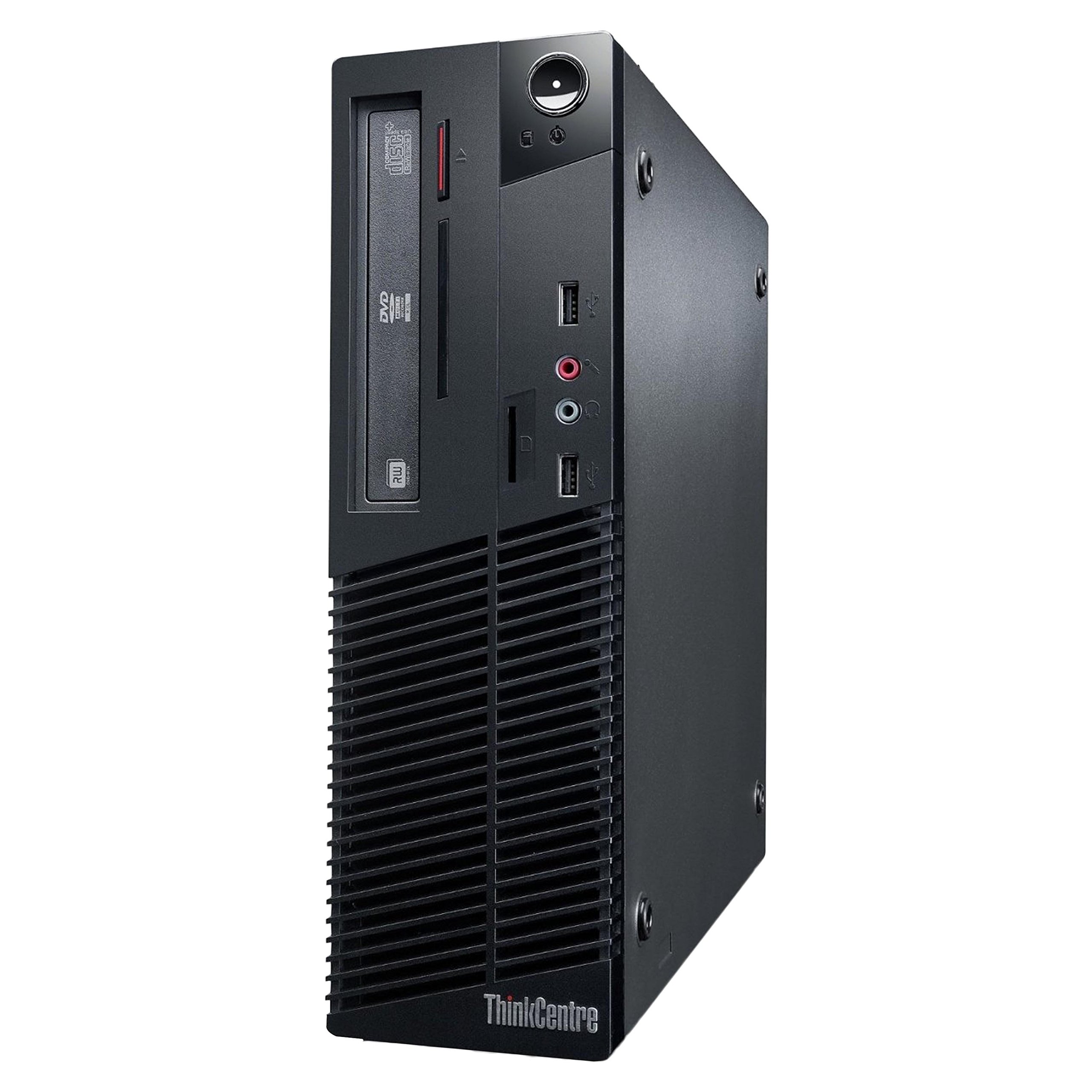 Lenovo ThinkCentre M79 SFF Business Desktop Computer, AMD A8-6500B up to 4.1GHz, 12G DDR3, 2T, DVD, WiFi, BT 4.0, USB 3.0, VGA, DP, Win 10 64-Bit Supports English/French/Spanish(A8)(Renewed)