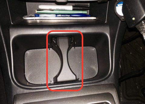 Center Console Cup Holder Insert Divider Barier Partition Separator for TOYOTA TACOMA SR5 TRD PRO 4x4 Limited Platinum 2005 2006 2007 2008 2009 2010 2011 2012 2013 2014 2015 & TOYOTA SEQUOIA 2008-2022