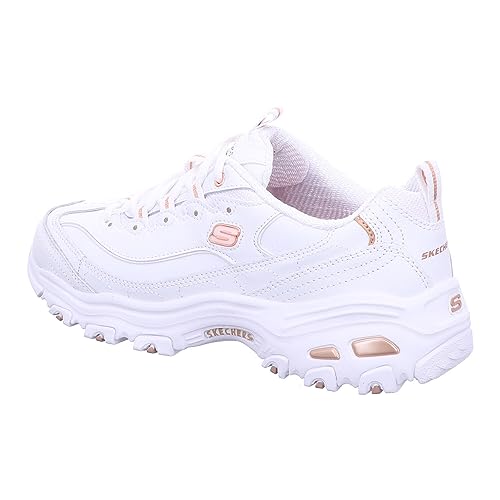 Skechers Sport Women's Women's Fresh Start Sneaker, WTRG=White Rose Gold, 8.5