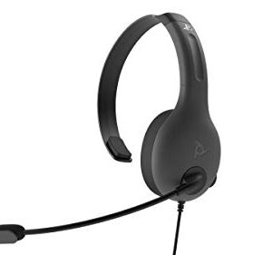 PDP LVL30 Wired Headset with Single-Sided One Ear Headphone for Playstation (PS4 / PS5) - PC, Mac Compatible - Noise-Cancelling Mic - Lightweight, Gaming, Great for School and Remote Work - Black