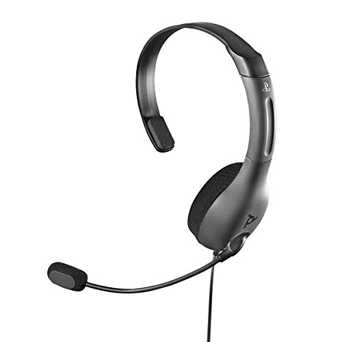 PDP LVL30 Wired Headset with Single-Sided One Ear Headphone for Playstation (PS4 / PS5) - PC, Mac Compatible - Noise-Cancelling Mic - Lightweight, Gaming, Great for School and Remote Work - Black