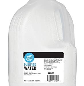 Amazon Brand, Happy Belly Purified Water, 128 Oz (Packaging May Vary)