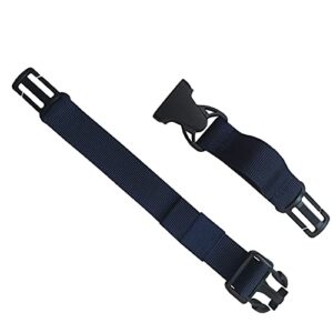 amlrt hdhyk backpack chest strap- nylon -suitable for webbing on the backpack up to1in. dark blue