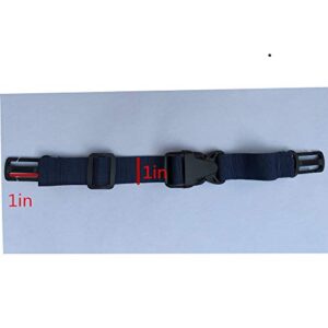 Amlrt HDHYK Backpack Chest Strap- Nylon -Suitable for Webbing on The Backpack up to1in. Dark Blue