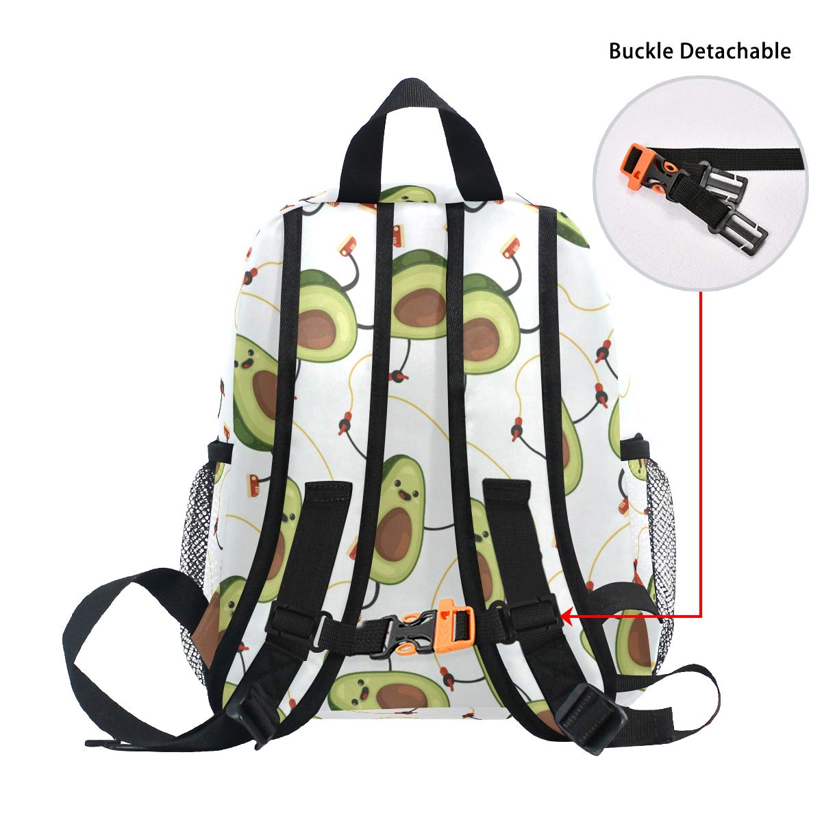 Tarity Cute Avocado Toddler Backpack Kids Preschool Nursery Kindergarten School Bag Children Travel Bag Bookbags Daypack For Boys Girls