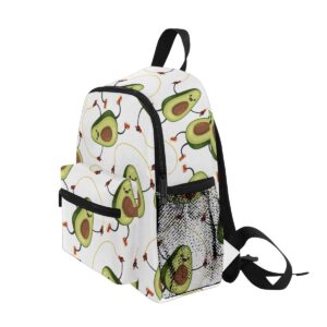 Tarity Cute Avocado Toddler Backpack Kids Preschool Nursery Kindergarten School Bag Children Travel Bag Bookbags Daypack For Boys Girls