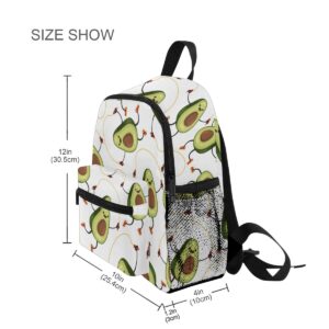 Tarity Cute Avocado Toddler Backpack Kids Preschool Nursery Kindergarten School Bag Children Travel Bag Bookbags Daypack For Boys Girls