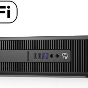 HP 800 G1 Small Form Desktop Computer Tower Bundle Package (Intel Core i5, 8GB Ram, 1TB HDD, Dual 19 Inch LCD Monitor (Brands may vary), WIFI, DVD-RW - Windows 10 Pro (Renewed)