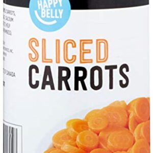 Amazon Brand - Happy Belly Sliced Carrots, 15 ounce (Pack of 1)