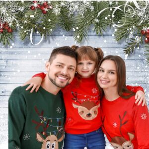 Dudaacvt 10x10ft Christmas Photography Backdrops Wooden Wall White Snow Backdrop Christmas Decoration Backdrops D219