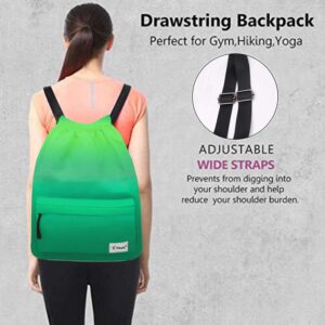 Risefit Waterproof Drawstring Bag, Gym Bag Sackpack Sports Backpack for Men Women