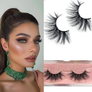 goo goo mink lashes, 18mm natural false eyelashes 3d layered effect real siberian mink fur fake eyelashes hand made strips eyelashes reusable make up 1 pair natural lashes