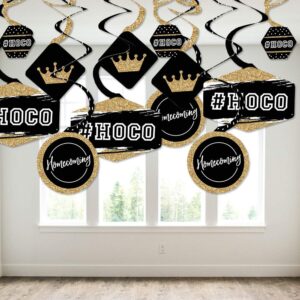 Big Dot of Happiness HOCO Dance - Homecoming Hanging Decor - Party Decoration Swirls - Set of 40