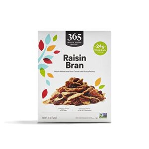 365 by whole foods market, raisin bran cereal, 15 ounce