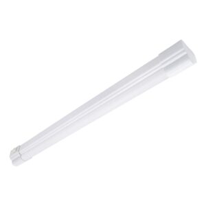 maxxima 18 inch led under cabinet light - 900 lumens warm white 3000k, undermount strip lighting for kitchen, closet, and bedroom, on/off switch, plug in, energy star rated