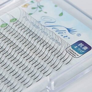 3D Russian Volume Lash Premade Fan Eyelash Long Stem Clustered Eyelash Extensions C Curl 0.07mm Thickness 11mm Length