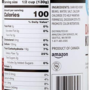 Amazon Brand - Happy Belly Dark Red Kidney Beans, 15 ounce (Pack of 1)