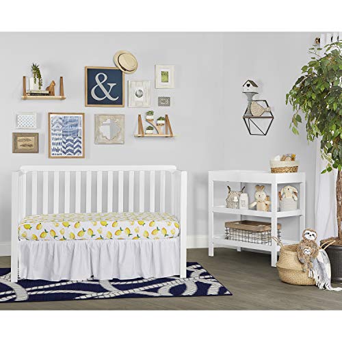 Dream On Me Ridgefield 5-in-1 Convertible Crib in White, Greenguard Gold Certified