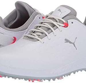 PUMA womens Ignite Blaze Pro Golf Shoe, Puma White-high Rise, 7.5 US