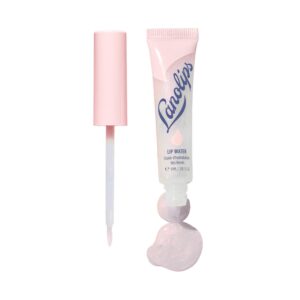 Lanolips Lanolin Lip Water - Hydrating Lip Tint Serum with Hyaluronic Acid and Shimmer Tints for a Hydrated Lip Glow - Lip Moisturizer for Dry, Cracked Lips (10ml / 0.34 fl oz)