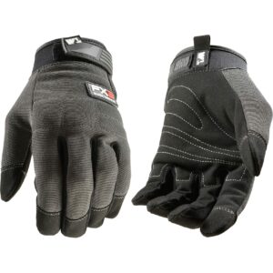 wells lamont men's fx3 extreme dexterity all-purpose work gloves, touchscreen, xx-large (7850xx), gray