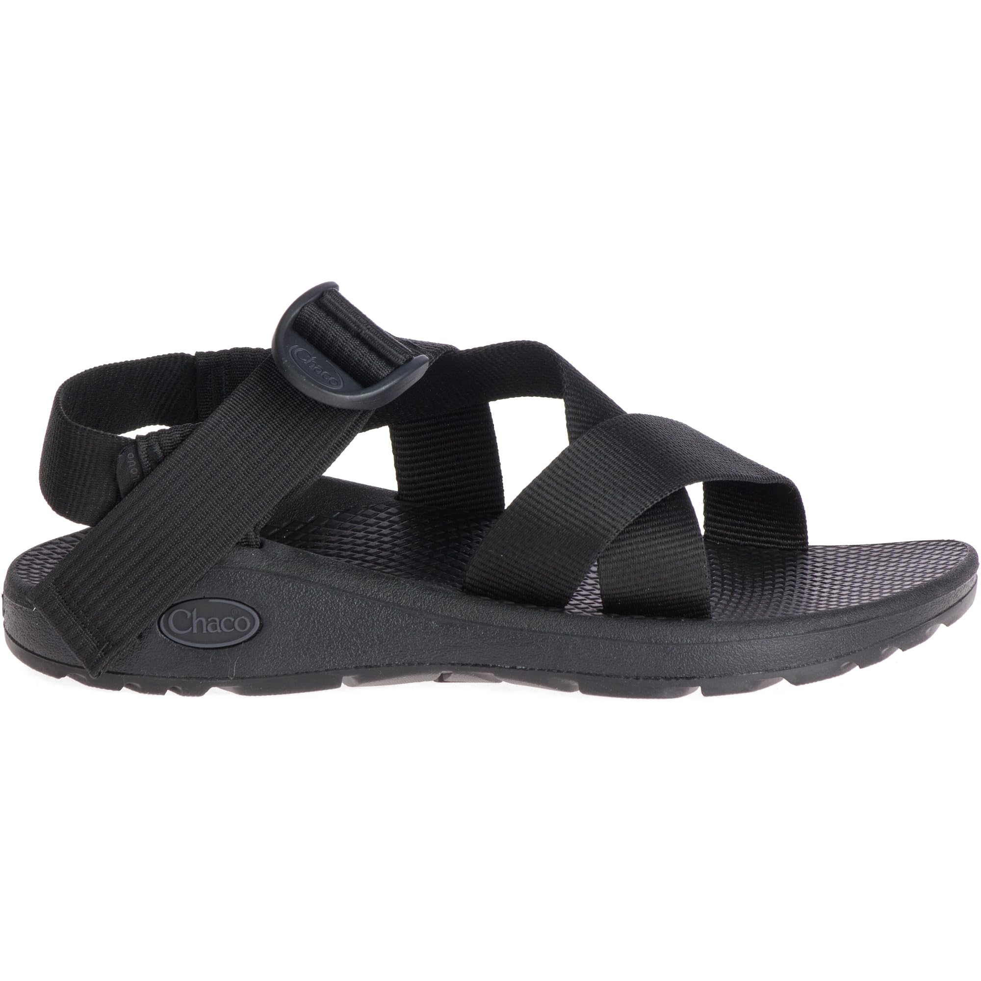 Chaco Women's MEGA Z Cloud Sandal, Solid Black, 8