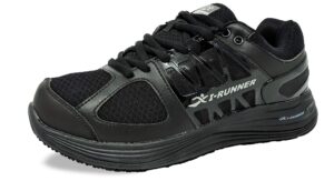 i-runner woman pro series black leather/mesh 8 wide (d) us