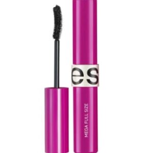 Esika Pro Mega Full-Size Waterproof Mascara for Visibly Longer and Lighter Eyelashes, Color: Black