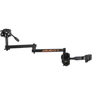 MUDDY Hunt Hard Compact Durable Aluminum Lightweight Ergonomic Portable Easy-to-Install Silent Outdoor Camera Arm | 24" Reach with Over 5 Points of Adjustment