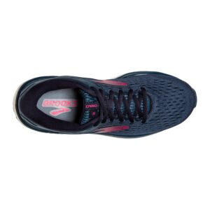 Brooks Women's Dyad 11 Running Shoe - Blue/Navy/Beetroot - 12 X-Wide