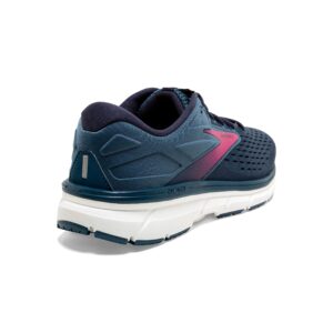 Brooks Women's Dyad 11 Running Shoe - Blue/Navy/Beetroot - 12 X-Wide