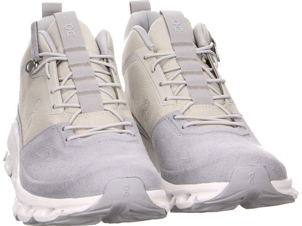 On-Running Women's Cloud Hi Sneakers, Glacier/Grey, 10.5 Medium US