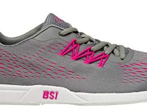 BSI Women's Sport Bowling Shoe 931 Grey/Pink Size 6