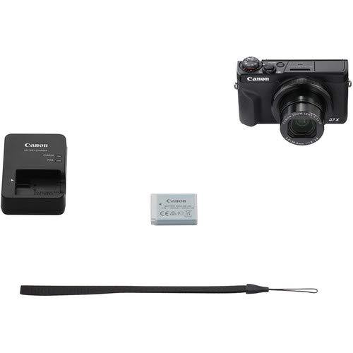 Canon PowerShot G7 X Mark III Point & Shoot Digital Camera Bundle w/Tripod Hand Grip, 64GB U3 SD Memory, Case and More