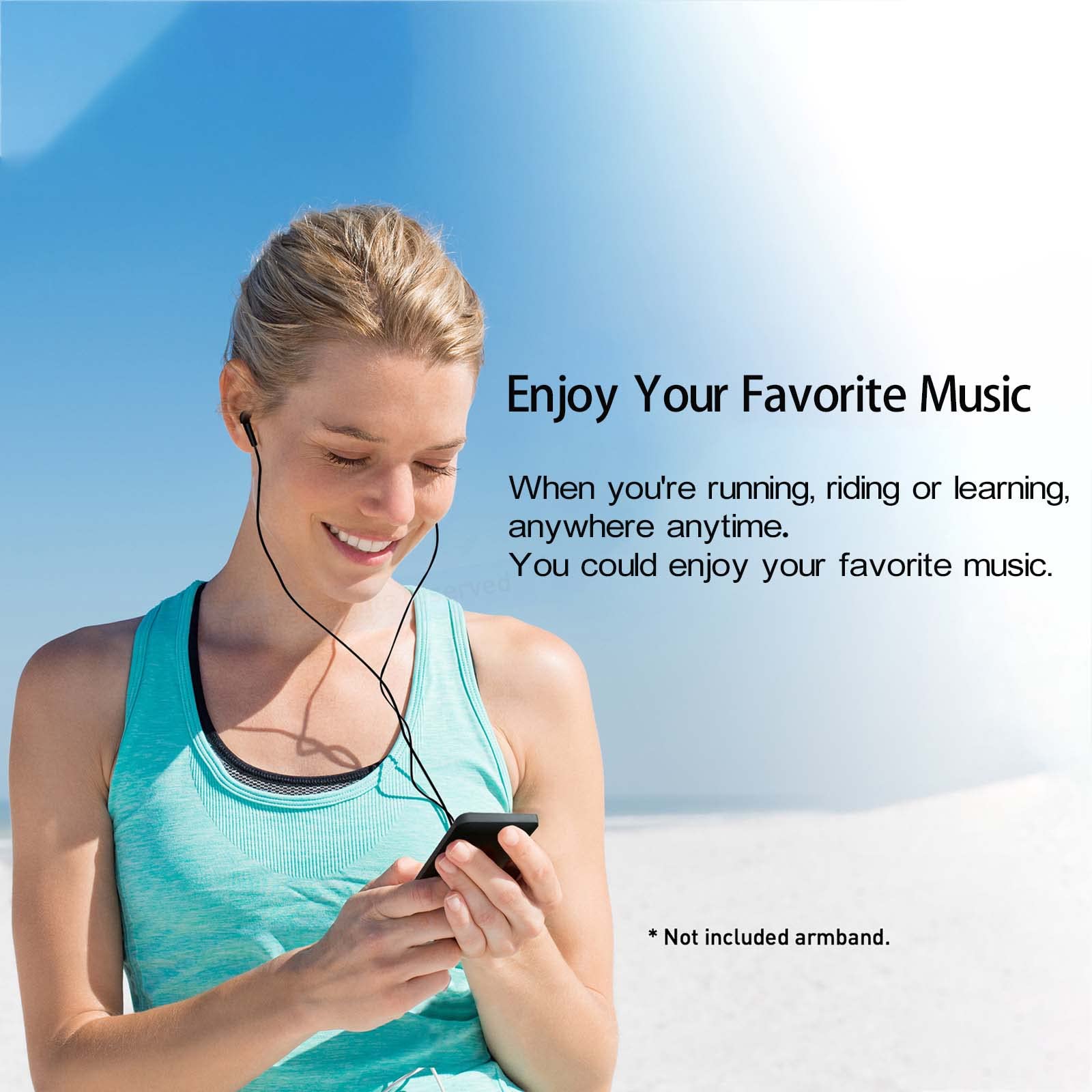 MP3 Player 32GB with Speaker Earphone Portable HiFi Lossless Sound MP3 Mini Music Player Voice Recorder E-Book HD Screen 1.8 inch Black Support up to 128GB