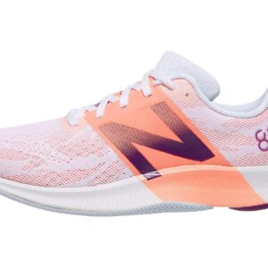 New Balance Women's FuelCell 890 V8 Running Shoe, Moon Dust/Ginger Pink/Plum, 7.5