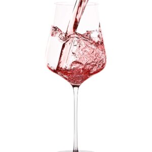 Gabriel-Glas Bundle - 2 items Set of 2 - Austrian Crystal Wine Glass -StandArt Edition, Microfiber Wine Glass Towel