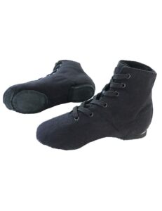 daydance adult jazz boots lace up split sole jazz shoes ankle length black size 9m